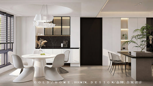 Minimalist Black, White, and Gray Home Design for a Sophisticated Living Experience